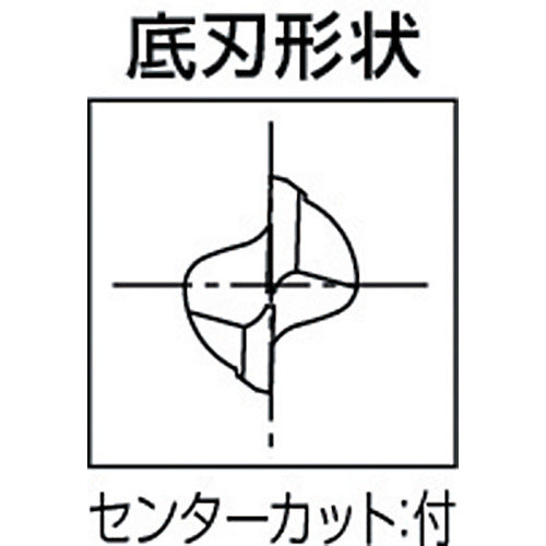 OSG High Speed ​​Square End Mill 2-Blade Keyway OH1 Blade Diameter 25mm Shank Diameter 25mm 80635 EKD-OH1-25 1 Piece
