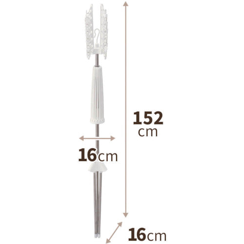 ＴＥＮＭＡ　ＰＯＲＩＳＨスタンド式物干しパラソル型２段Ｓ　ＰＳ−２４　811000449　1 台
