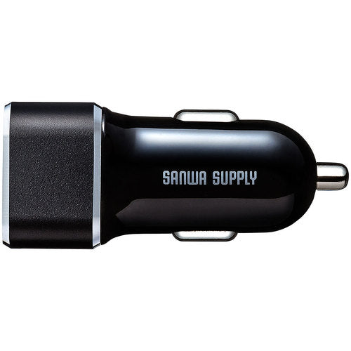 SANWA Car Charger (2 Ports, 4.8A) CAR-CHR74U 1 piece