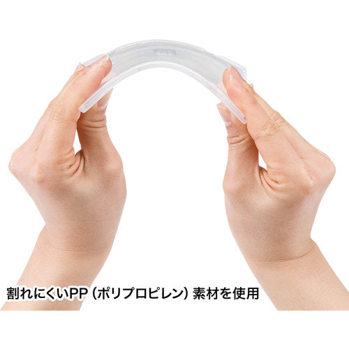 SANWA DVD·CD 케이스(클리어) FCD-11C 1 S