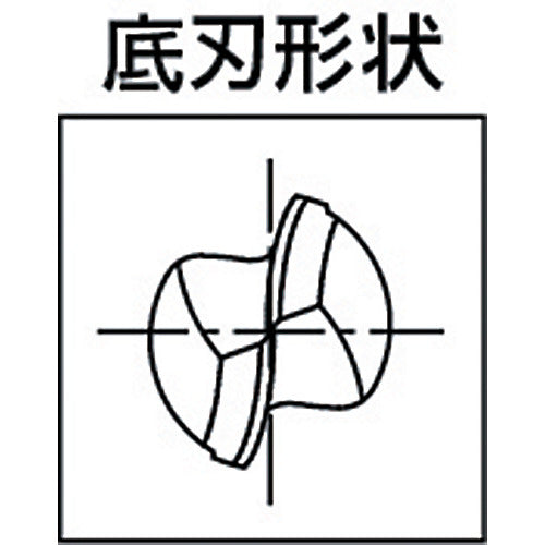 OSG Carbide Ball End Mill FX Coated 2-Flute Long Shank Ball Radius 1.5mm 8541030 FX-LS-MG-EBD-R1.5 1 Piece