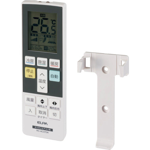 ELPA 에어컨 리모컨 다이킨용 RC-AC37DA 1개