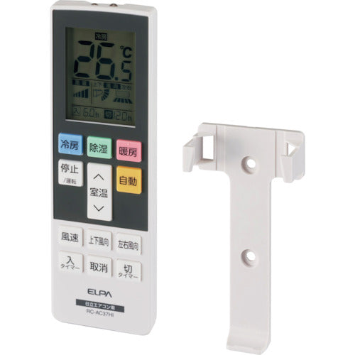 ＥＬＰＡ　エアコンリモコン　日立用　RC-AC37HI　1 個