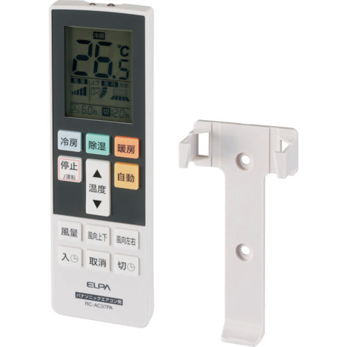 ELPA 에어컨 리모콘 파나소닉용 RC-AC37PA 1개