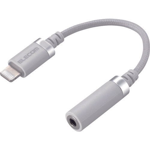 ELECOM Lightning - 3.5mm diameter stereo mini jack conversion cable (high durability) MPA-L35S01WH 1 piece