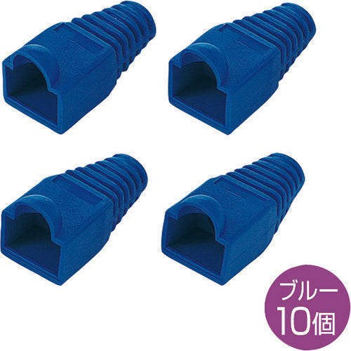 ＳＡＮＷＡ　モジュラーカバー（先付けタイプ・ブルー）　ADT-MC4B-10　1 Ｓ