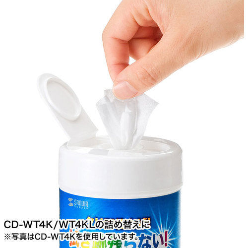 ＳＡＮＷＡ　ＯＡウェットティッシュ詰替えタイプ（液晶用）　CD-WT4KP　1 Ｓ