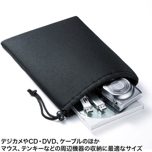 SANWA Multi-cushion case (drawstring type) IN-C3K 1 piece