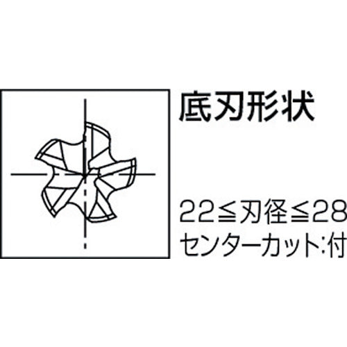 OSG TiN 코트라핑 짧은 파인 피치 칼날 수 : 5 날 직경 25mm 88525 EX-TIN-RESF-25