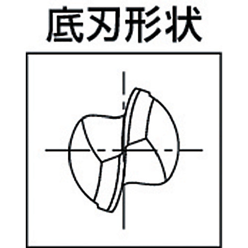 OSG High Speed ​​Ball End Mill XPM2 Blade Ball Radius 9mm Blade Length 34mm 89228 XPM-EBD-R9 1 piece
