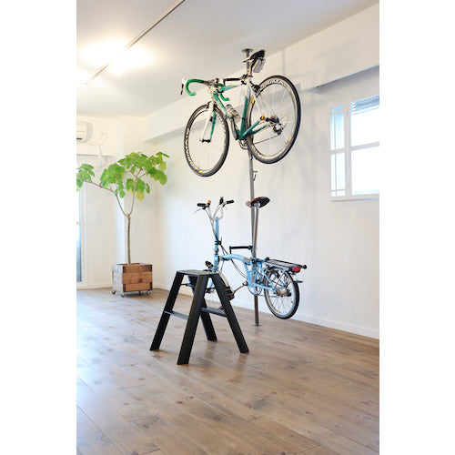 ハセガワ　踏台　ルカーノ　２ステップ　ブラック（１７０１８）　ML2.0-2(BK)　1 台