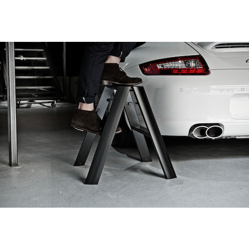 ハセガワ　踏台　ルカーノ　２ステップ　ブラック（１７０１８）　ML2.0-2(BK)　1 台