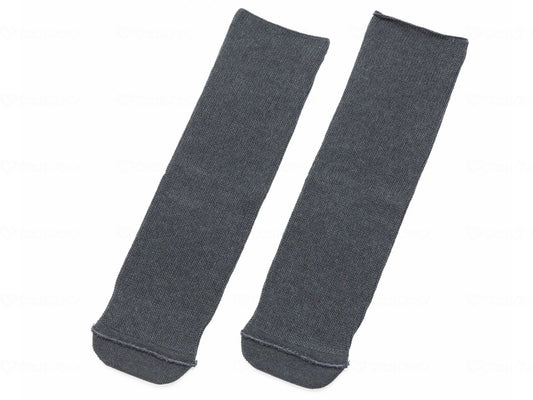 덕무 산업 아유미가 만든 양말 (노비 노비) 블랙 플리