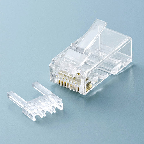 ＳＡＮＷＡ　カテゴリ６ＲＪ−４５コネクタ（単線用）　ADT-6RJ-10N　1 Ｓ