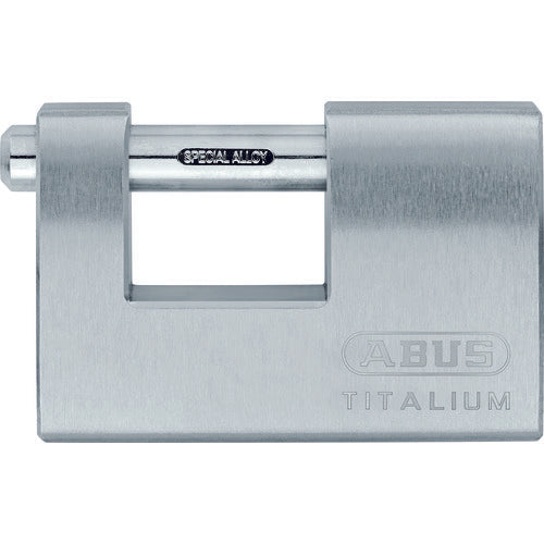 ＡＢＵＳ　カンヌキ式シリンダー南京錠　幅９０ｍｍ　ＴＩＴＡＬＩＵＭ　９８ＴＩ／９０　TITALIUM 98TI/90　1 個