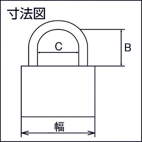 ＡＢＵＳ　軽量シリンダー南京錠　ＴＩＴＡＬＩＵＭ　９６ＴＩ／６０　TITALIUM 96TI/60　1 個