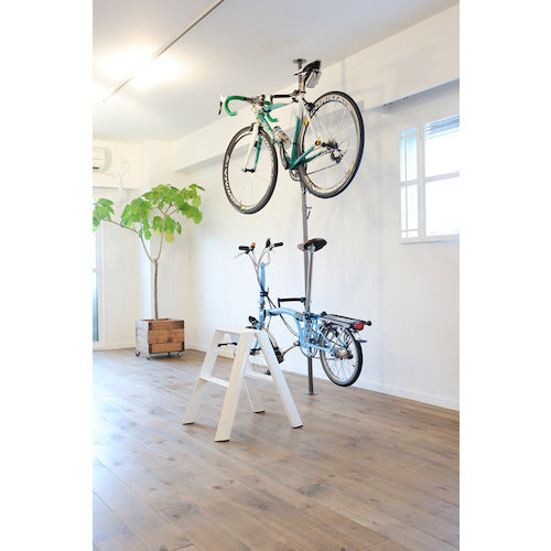 ハセガワ　踏台　ルカーノ　２ステップ　ホワイト（１７０１９）　ML2.0-2(WH)　1 台