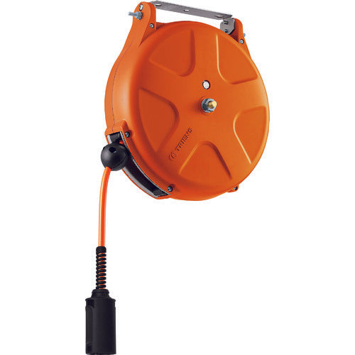 TRIENS Air Hose Reel Inner Diameter 6.5mm x 10m Orange SHS-210A-OR 1 unit