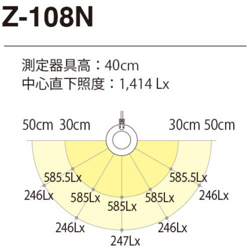 山田　ＬＥＤデスクライト　Z-108N-B　1 台