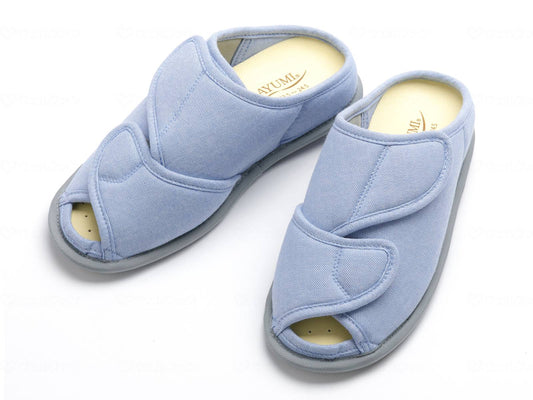 徳武産業あゆみオープンフィット ﾌﾞﾙｰ L