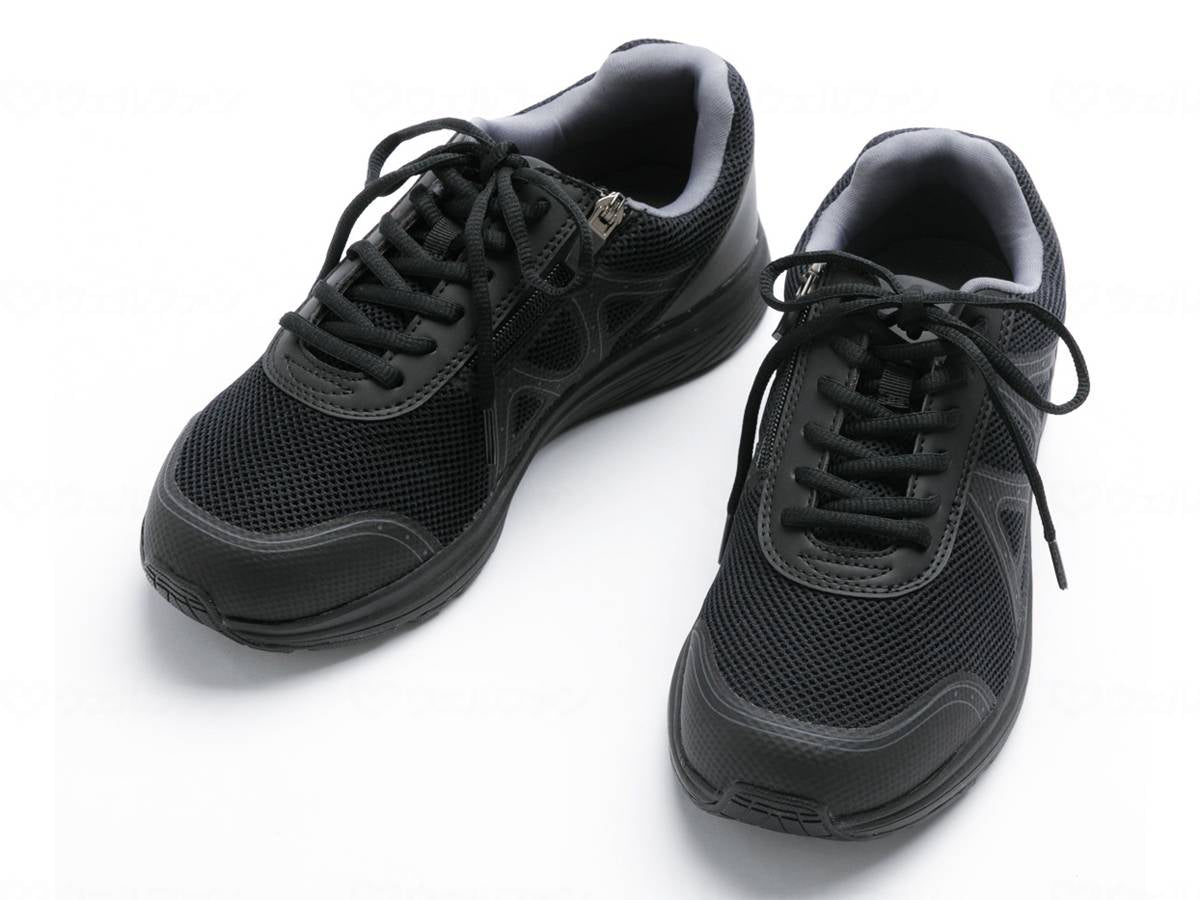 徳武産業あゆみケアウォーク 黒 LL