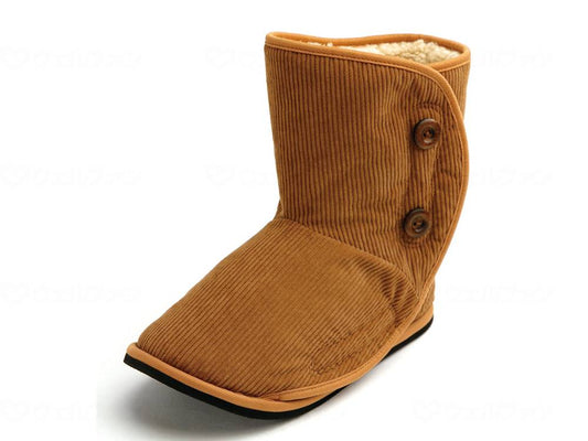 徳武産業大きく開くルームブーツ ｷｬﾒﾙ L