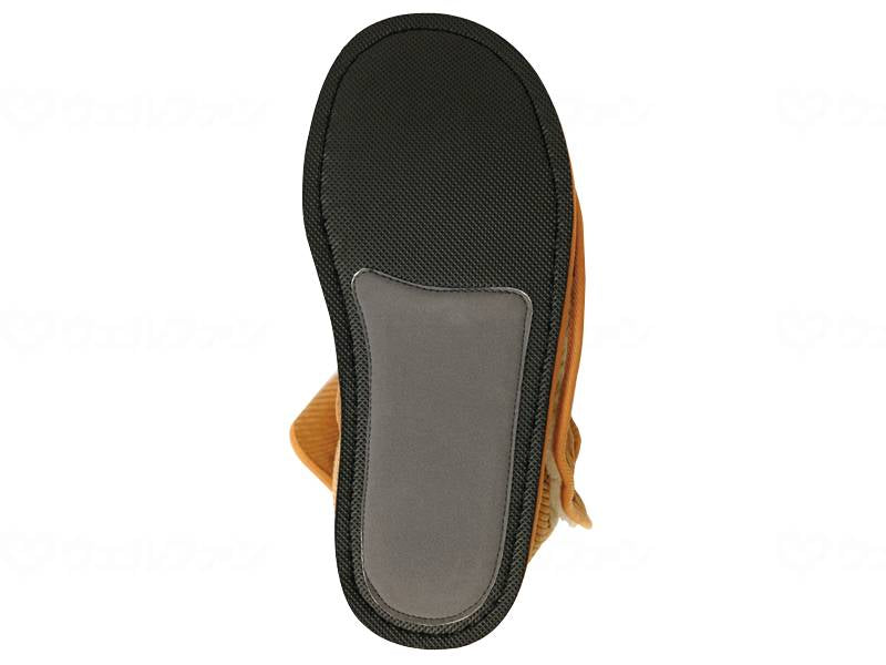 徳武産業大きく開くルームブーツ ｷｬﾒﾙ L