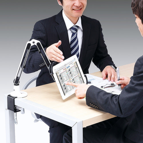 SANWA 7~11인치 대응 iPad·태블릿용 암 CR-LATAB9 1대