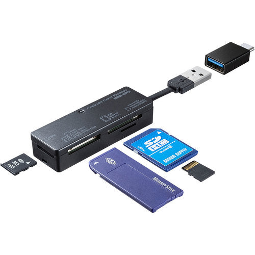 SANWA 안드로이드 대응 카드 리더 ADR-TCAML22BK 1개