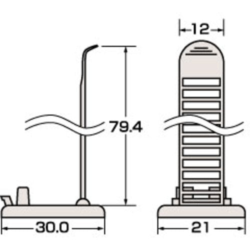 SANWA 케이블 클램프 CA-CL18 1개