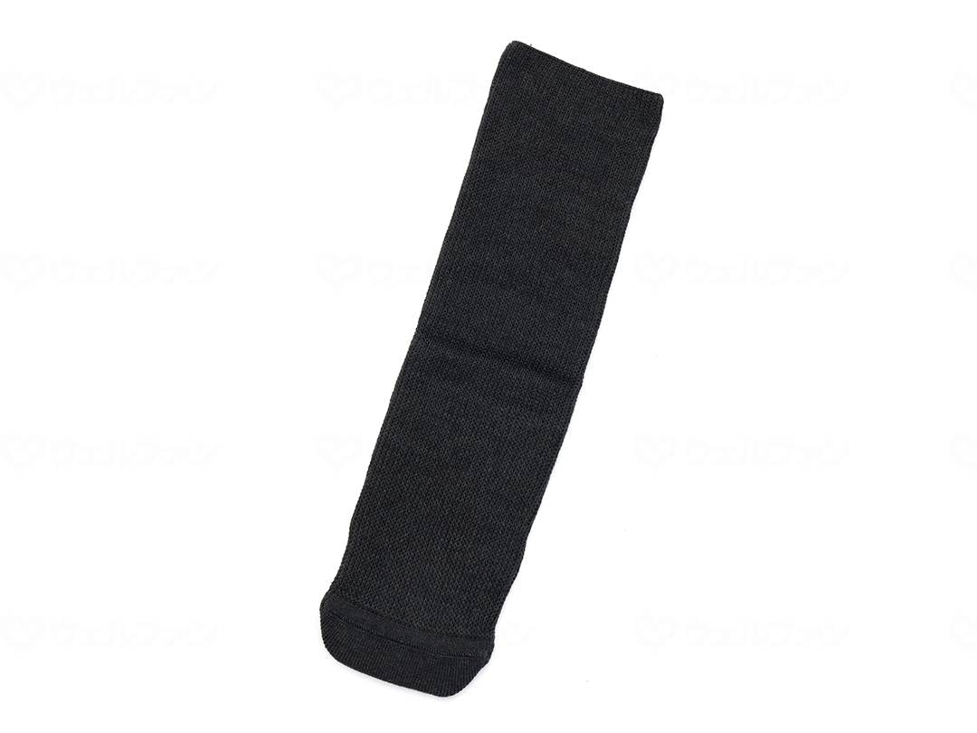 Stretchable socks made by Tokutake Sangyo Ayumi II Black One foot free
