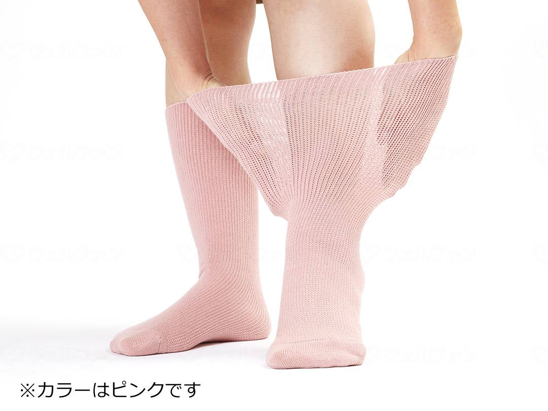 徳武産業あゆみが作った靴下のびのびⅡ ｸﾞﾚｰ ﾌﾘｰ