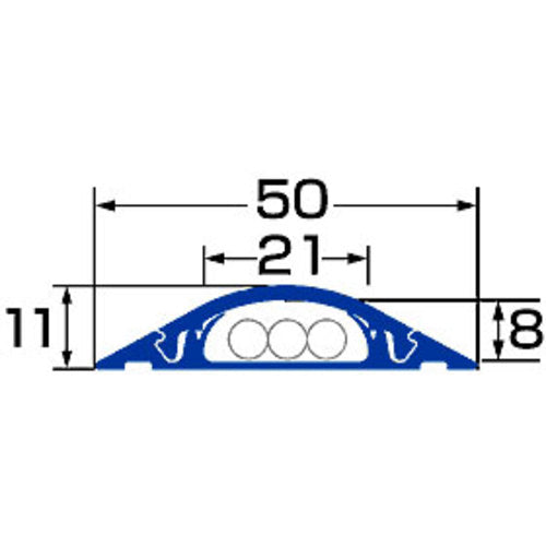 SANWA Cable Cover (Light Brown) CA-R50LBR 1 pc