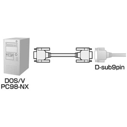 SANWA RS-232C 연장 케이블(4m) KRS-443FM4K 1개