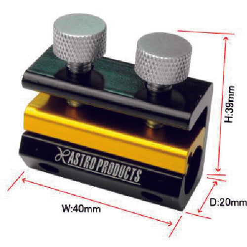 アストロプロダクツ　車輌整備用工具（タイヤ・ブレーキ関連）　ワイヤーインジェクター　２穴タイプ　幅４０×奥行２０×高さ３９ｍｍ　2009000004467　1 個