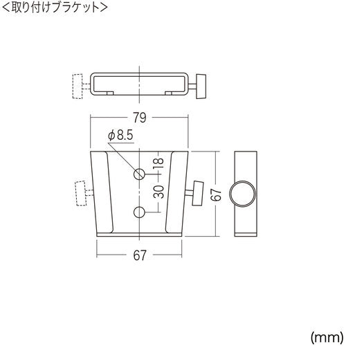 ＳＡＮＷＡ　モニタアーム（壁面取付けタイプ）　CR-LA302　1 台