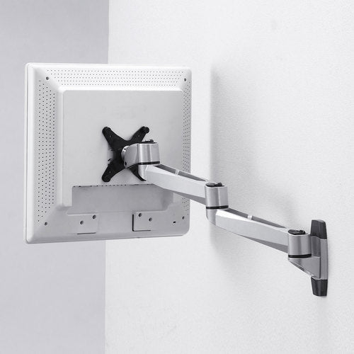 SANWA Horizontal Multi-Joint LCD Monitor Arm (for Wall Mount) CR-LA1001N 1 unit