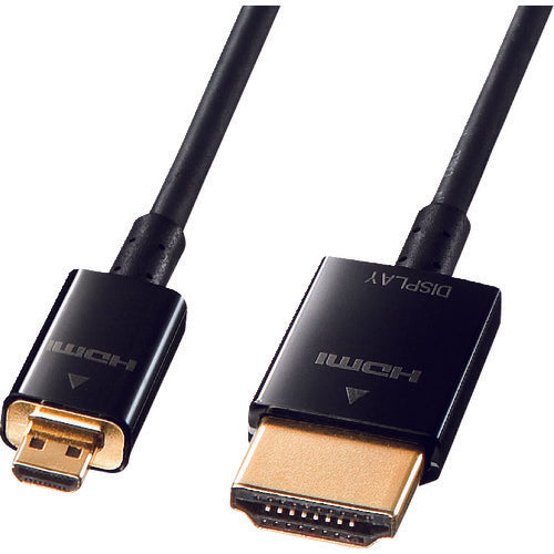 SANWA Ethernet compatible high speed HDMI micro cable 5m KM-HD23-A50K 1 piece