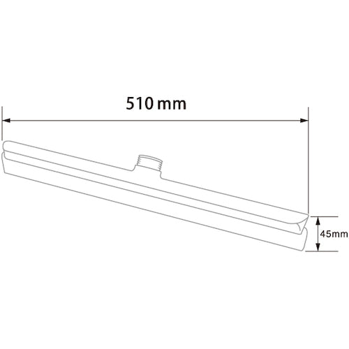 ＢＵＲＲＴＥＣ　バーキュートプラス　スクイージー　ヘッド　５００ｍｍ　青　ＢＣＰ−ＯＰＳＳＨ５Ｂ　ＨＡＣＣＡＰ対応　69485002　1 本