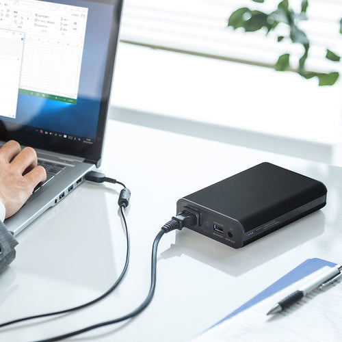 SANWA Mobile Battery (AC/USB output compatible) BTL-RDC14 1 piece