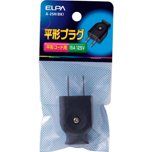 ELPA 평형 캡 125V 15A 블랙 A-25H(BK) 1개