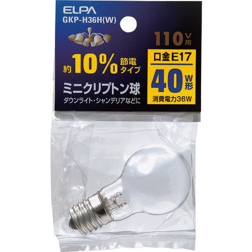 ELPA Mini Krypton Bulb GKP-H36H(W) 1 piece – カイゴロウ