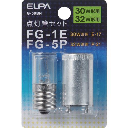 ＥＬＰＡ　点灯管ＦＧ−１Ｅ・５Ｐ　G-59BN　1 PK