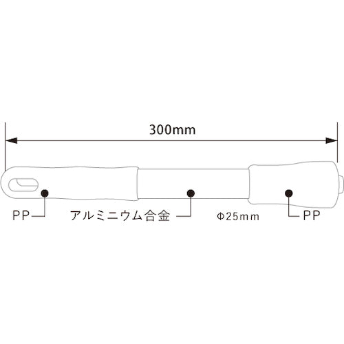 ＢＵＲＲＴＥＣ　バーキュートプラス　ハンドル　３００　青　ＢＣＰ−ＨＳＧＡ３００Ｂ　69498012　1 本