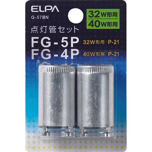 ＥＬＰＡ　点灯管ＦＧ−４Ｐ・５Ｐ　G-57BN　1 PK