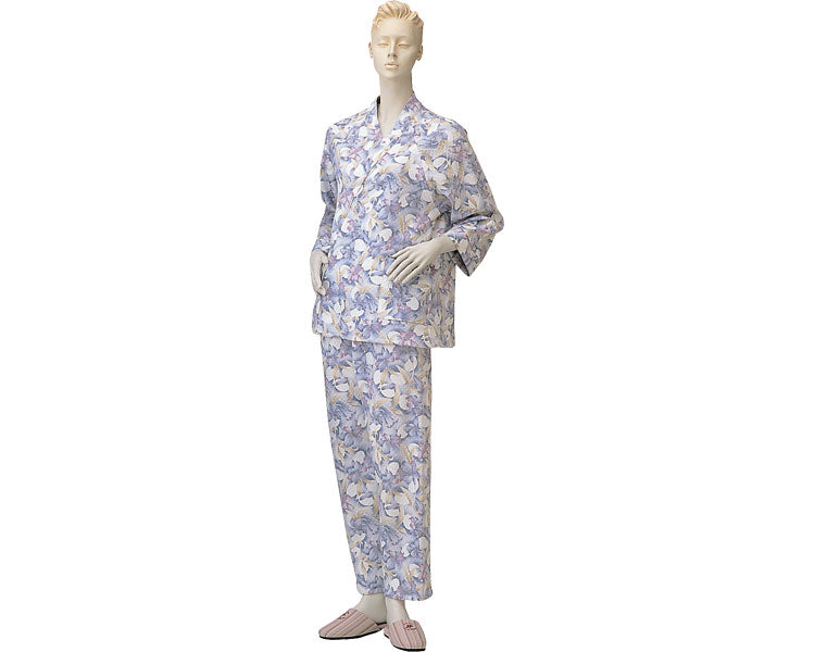 パジャマ型ねまき　秋冬用　婦人用 / No.67　L　パープル系　1 枚