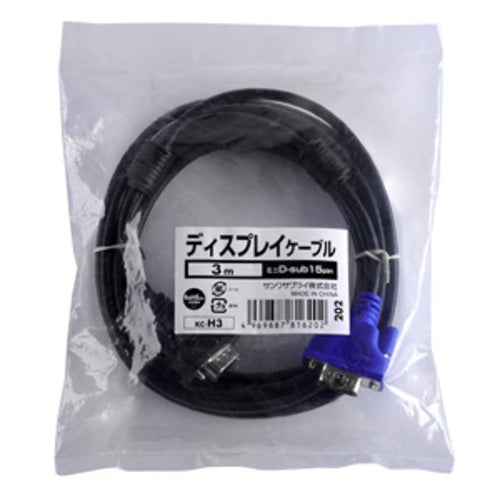 ＳＡＮＷＡ　ディスプレイケーブル３ｍ　KC-H3　1 本