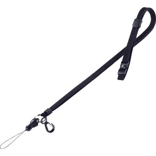 SANWA Neck Strap (with safety parts and length adjustment) DG-ST17BK 1 piece