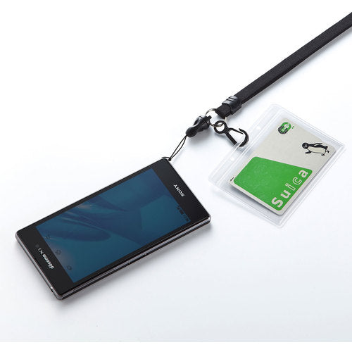 SANWA Neck Strap (with safety parts and length adjustment) DG-ST17BK 1 piece