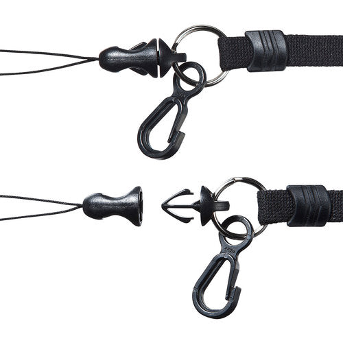 SANWA Neck Strap (with safety parts and length adjustment) DG-ST17BK 1 piece